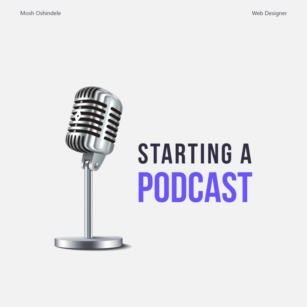 Starting a podcast